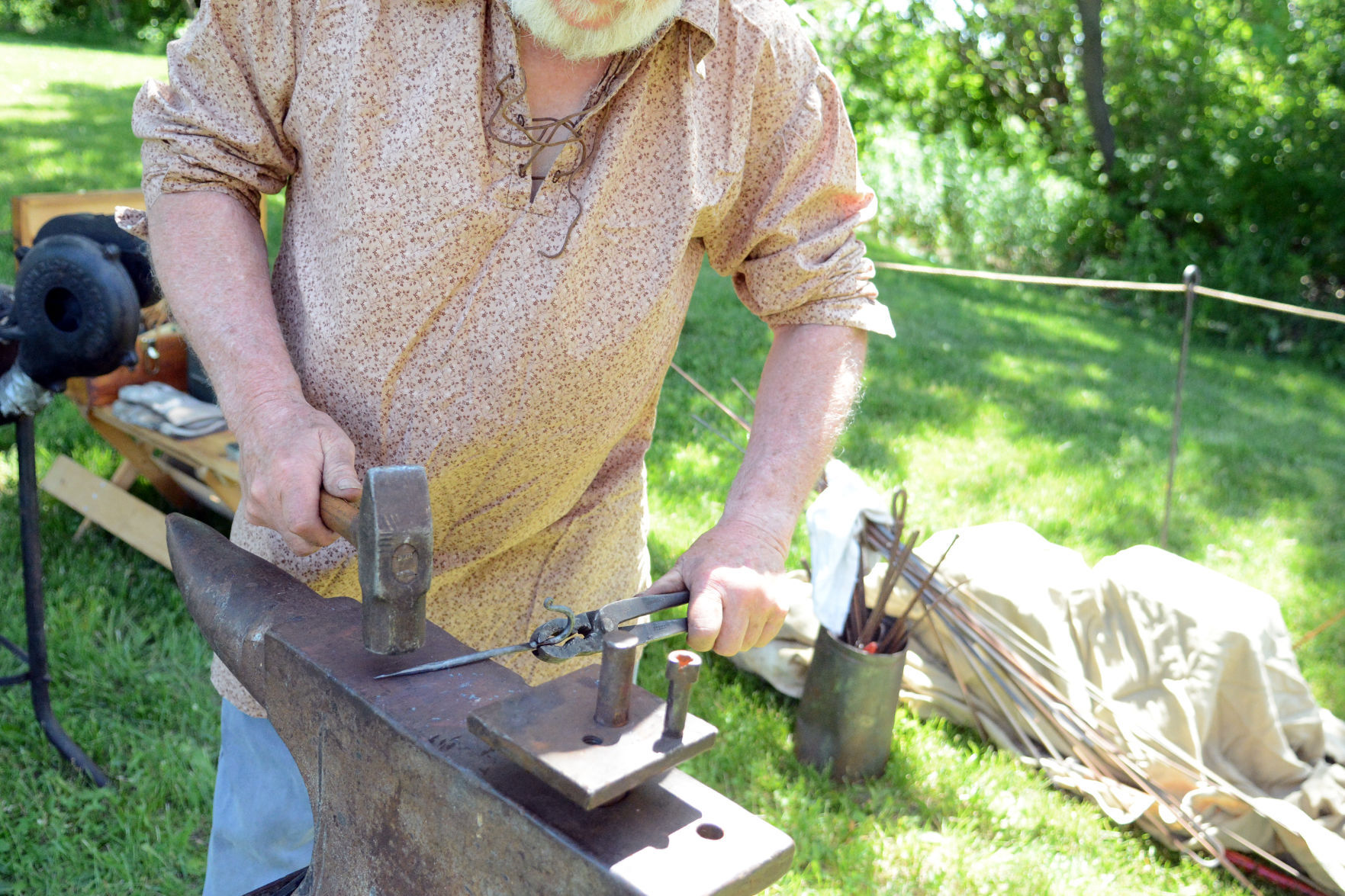 Wisconsin Territory Day at Fort Winnebago Surgeons Quarters